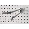 Quick Back 10 in. 250 Silver Metal Peg Board Hooks Peg Hook 50 pk QBP5AXH10 - alternate 2